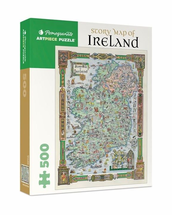 Story Map of Ireland 500pc Pomegranate Jigsaw Puzzle