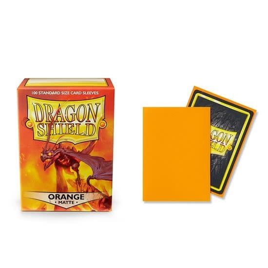 Dragon Shield Sleeves 100ct - Matte Orange