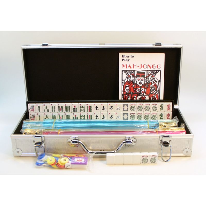 Deluxe American Mahjong in a Silver Aluminum Case