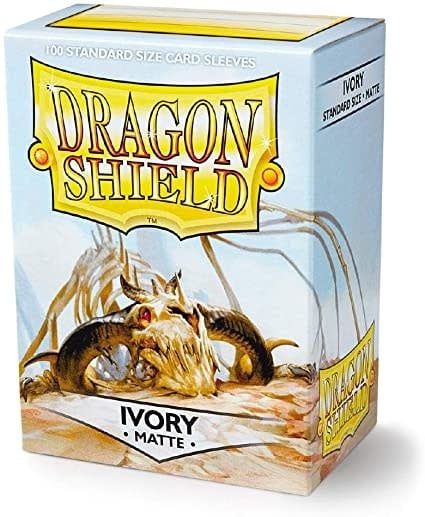 Dragon Shield Sleeves 100ct - Matte Ivory