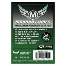 Mayday Premium 50ct Dark Green Sleeves 63.5x88