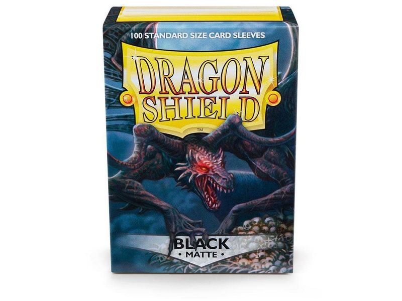 Dragon Shield Sleeves 100ct - Matte Black