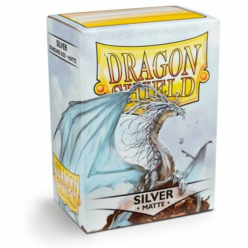 Dragon Shield Sleeves 100ct - Matte Silver