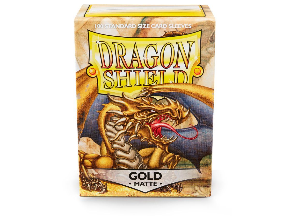Dragon Shield Sleeves 100ct - Matte Gold