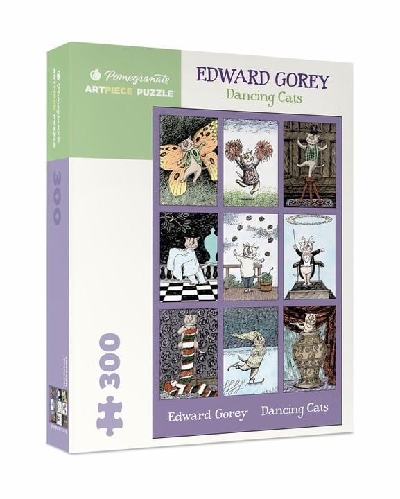 Edward Gorey: Dancing Cats 300pc Pomegranate Jigsaw Puzzle