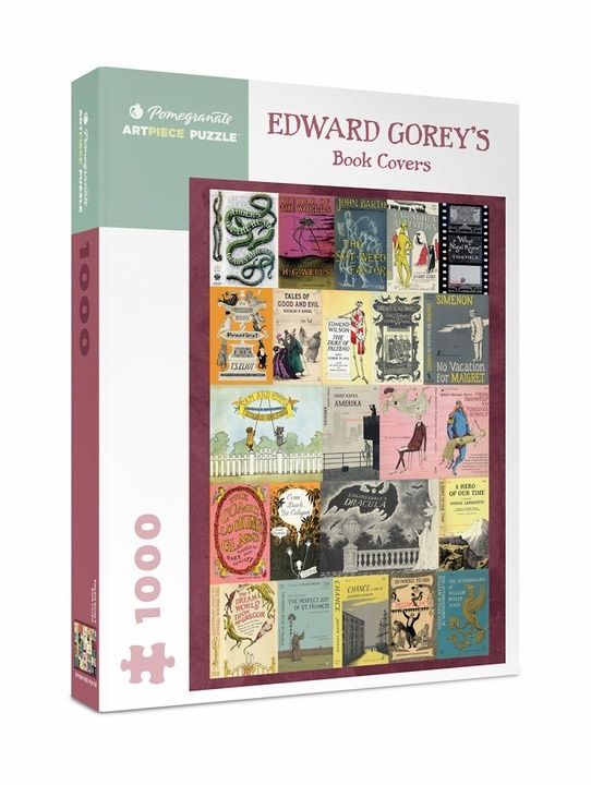 Edward Gorey’s Book Covers 1000pc Pomegranate Jigsaw Puzzle