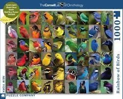Rainbow of Birds 1000pc New York Puzzle Company Jigsaw Puzzle