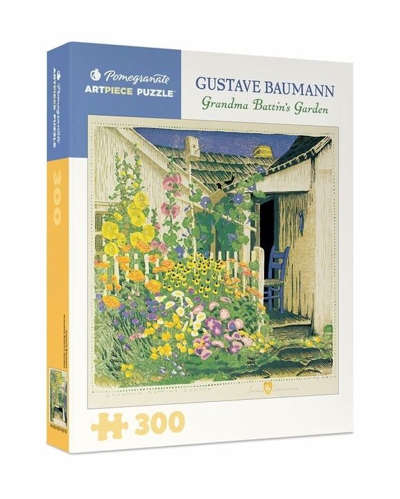 Baumann: Grandma Battin's Garden 300pc Pomegranate Jigsaw Puzzle