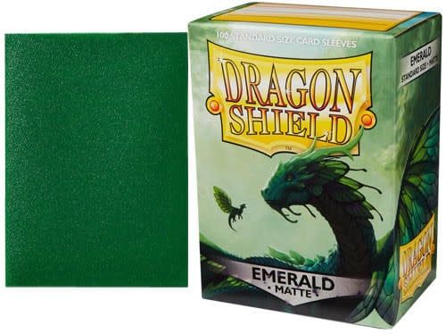 Dragon Shield Sleeves 100ct - Matte Emerald