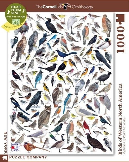 Birds of Western North America 1000pc New York Puzzle Company Jigsaw Puzzle