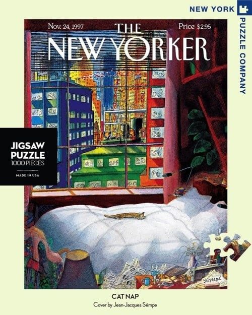 Cat Nap 1000pc New York Jigsaw Puzzle