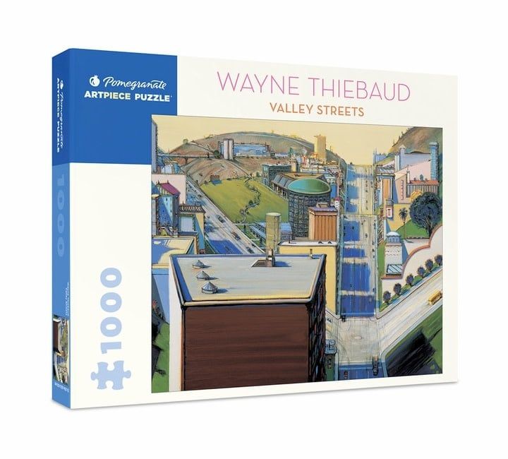 Wayne Thiebaud: Valley Streets 1000pc Pomegranate Jigsaw Puzzle