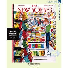 New Yorker - The Bookstore 1000pc New York Puzzle Company Jigsaw Puzzle