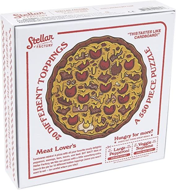 Pizza Puzzles - Meat Lovers 550pc Jigsaw Puzzle