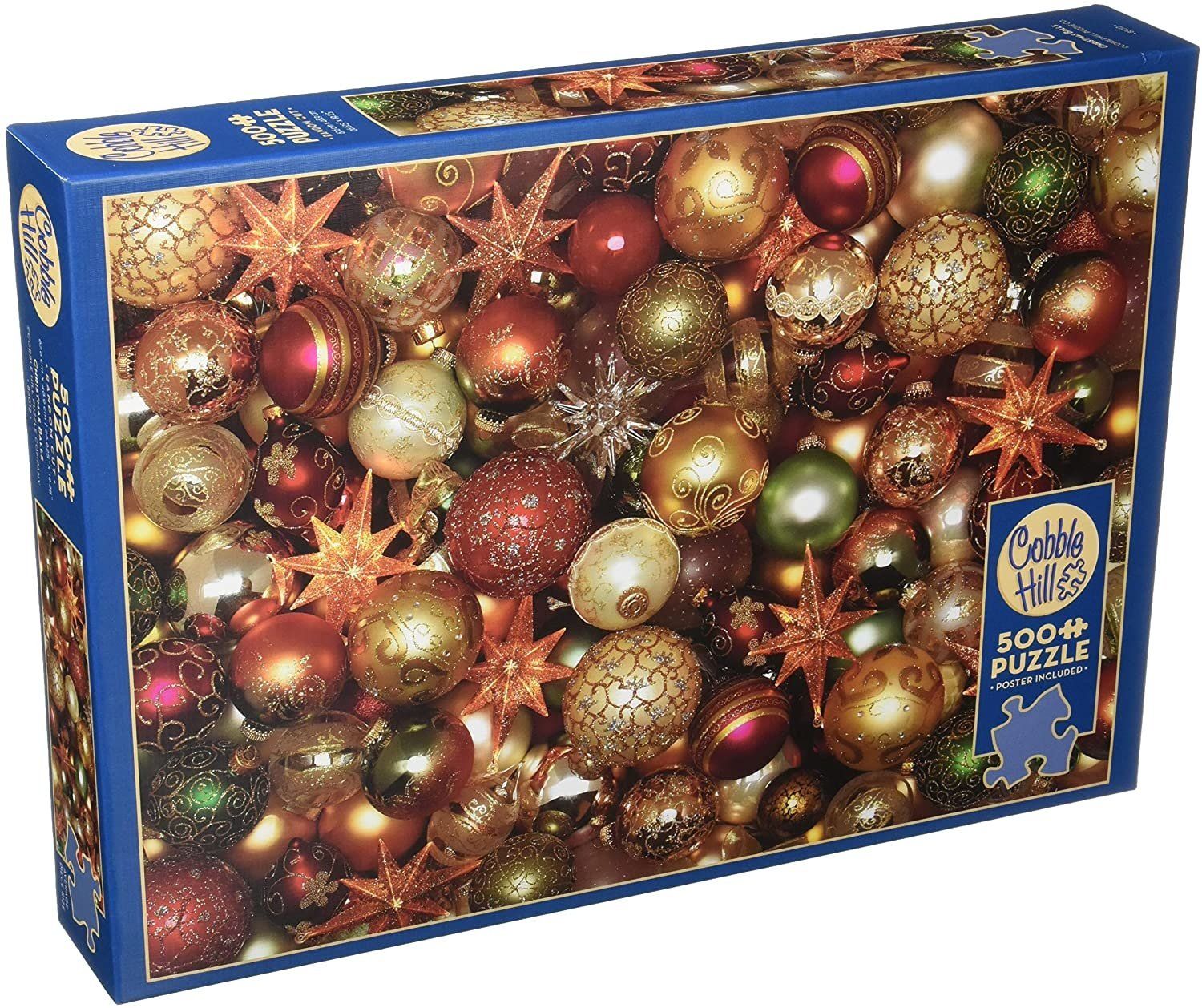 Christmas Balls 500pc Cobble Hill Jigsaw Puzzle