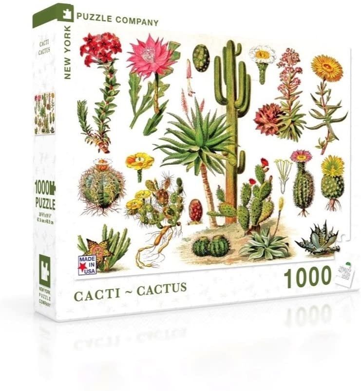 Cacti - Cactus 1000pc New York Puzzle Company Jigsaw Puzzle