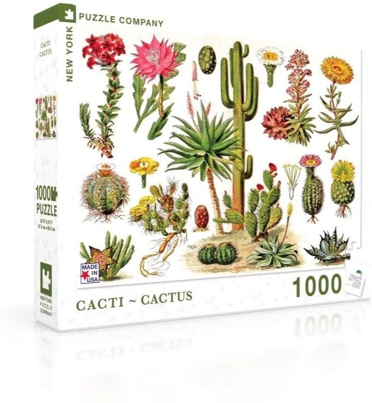 Cacti - Cactus 1000pc New York Puzzle Company Jigsaw Puzzle