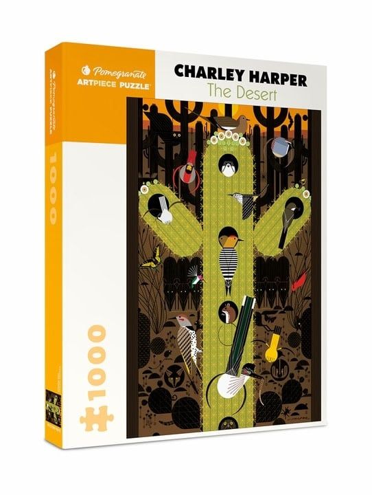 Charley Harper: The Desert 1000pc Pomegranate Jigsaw Puzzle