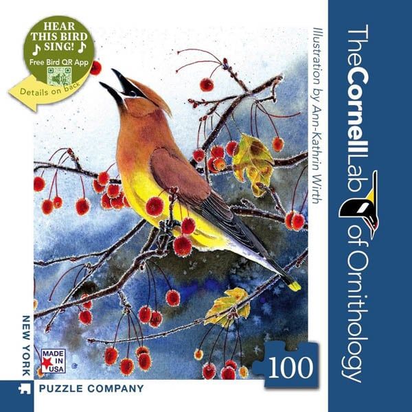 Cedar Waxwing 100pc Jigsaw Puzzle