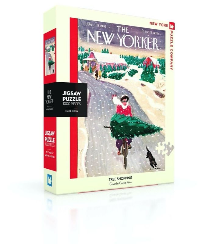 Tree Shopping 1000pc New Yorker Puzzle Company Jigsaw Puzzle
