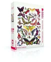 Butterflies - Papillons 1000pc New York Puzzle Company Jigsaw Puzzle