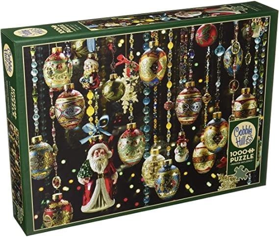 Christmas Ornaments 1000pc Cobble Hill Jigsaw Puzzle