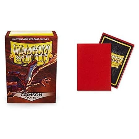 Dragon Shield Sleeves 100ct - Matte Crimson