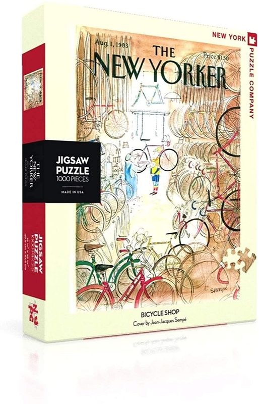 Bicycle Shop 1000pc New York Puzzle Company Jigsaw Puzzle