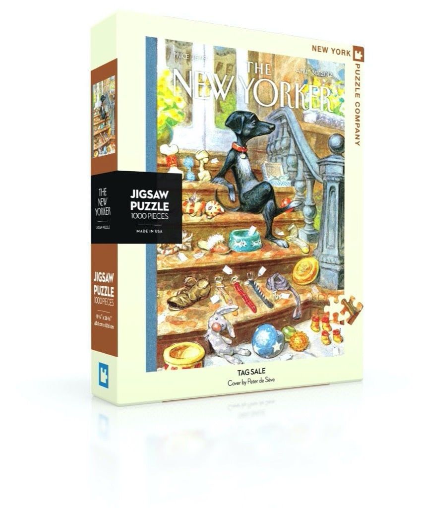 New Yorker - Tag Sale 1000pc New York Puzzle Company Jigsaw Puzzle