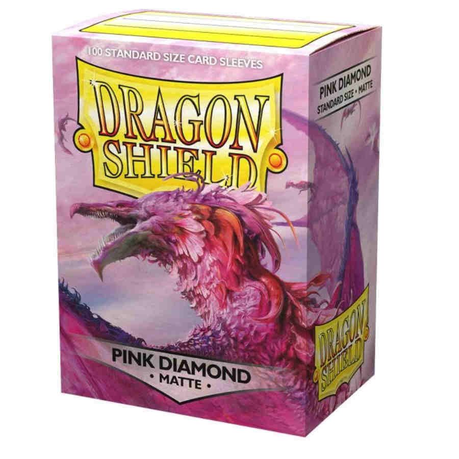 Dragon Shield Sleeves 100ct - Matte Pink Diamond