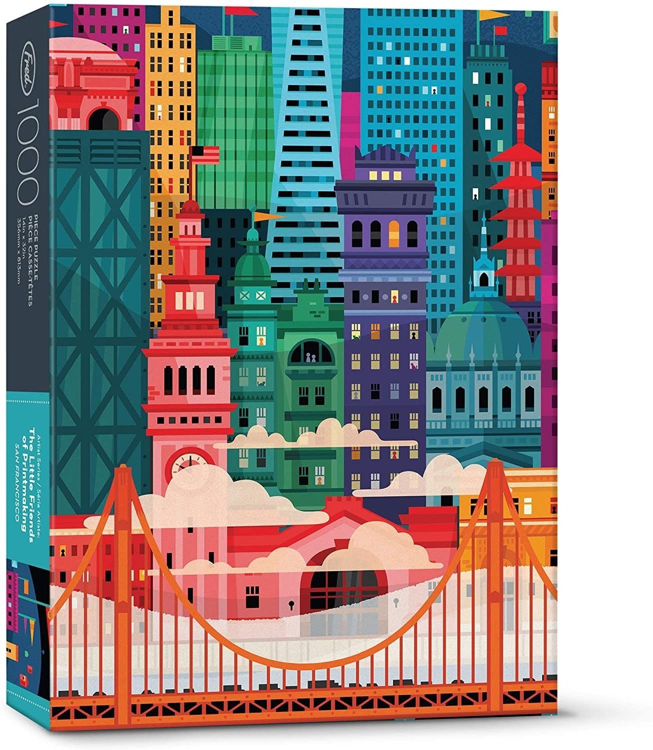 San Francisco 1000pc Fred Jigsaw Puzzle