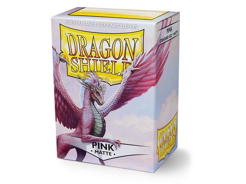 Dragon Shield Sleeves 100ct - Matte Pink