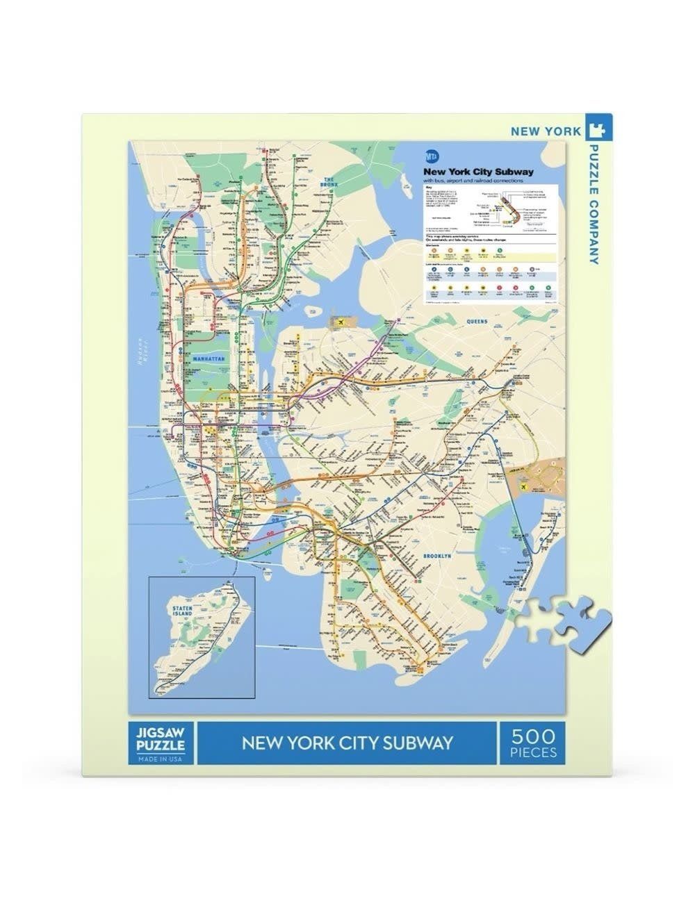 Transit Maps-New York Subway Map 500 Piece Puzzle