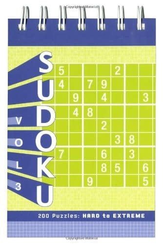 Sudoku 3 Puzzle Pad: Hard to Extreme