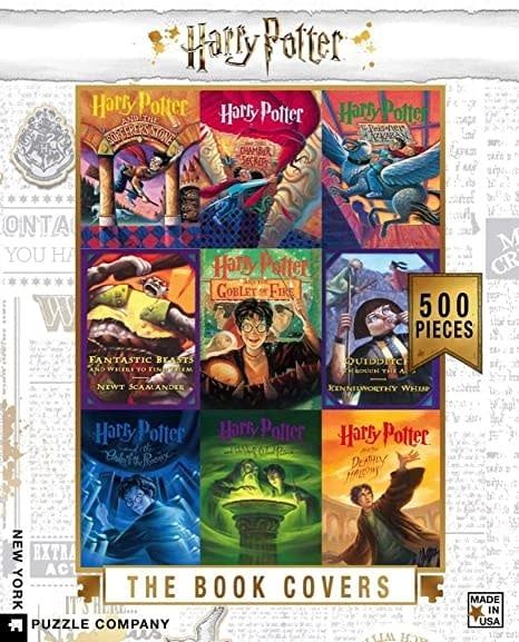 Harry Potter Book Covers 500pc New York Puzzle Company Jigsaw Puzzle