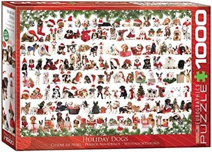 Holiday Dogs 1000 Piece Puzzle
