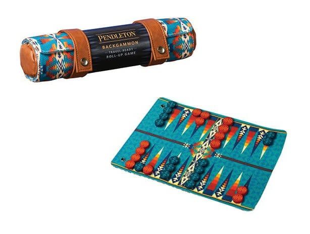 Pendleton Backgammon: Travel-Ready Roll-Up Game