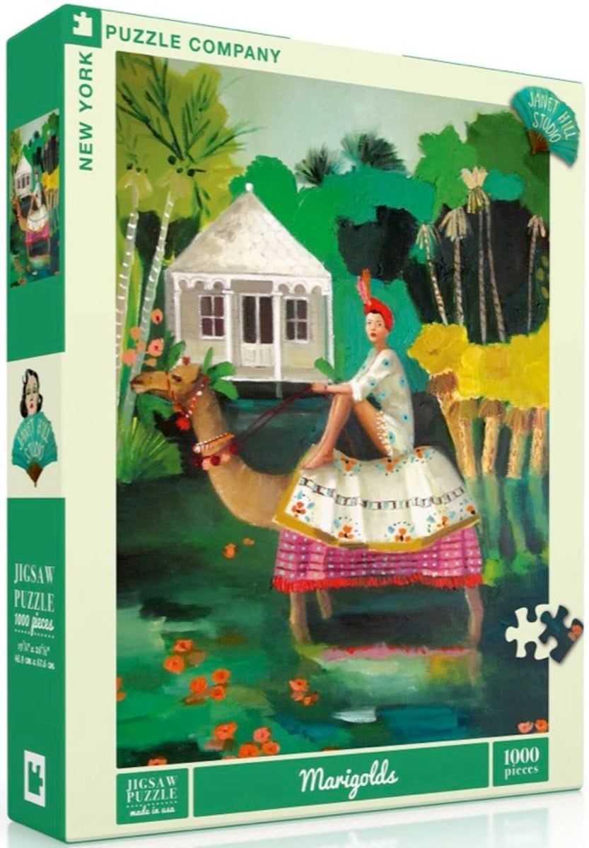 Marigolds 1000pc New York Puzzle Company Jigsaw Puzzle