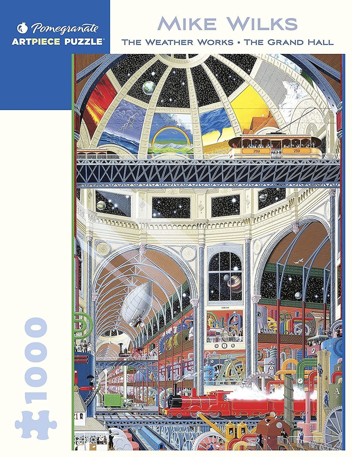 Mike Wilks: The Weather Works - The Grand Hall 1000pc Pomegranate Jigsaw Puzzle