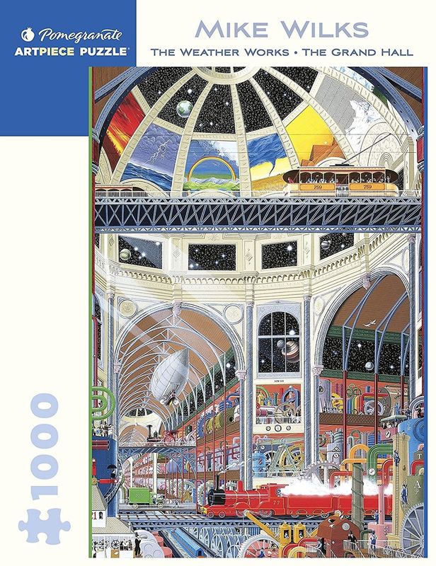 Mike Wilks: The Weather Works - The Grand Hall 1000pc Pomegranate Jigsaw Puzzle