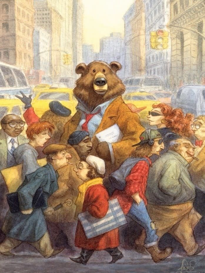 City Bear 1000pc New York Puzzle Company Jigsaw Puzzle