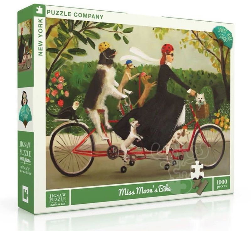 Miss Moon's Bike 1000pc Jigsaw Puzzle