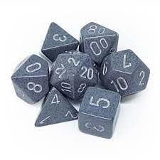 Chessex 7ct Dice Set - Hi-Tech