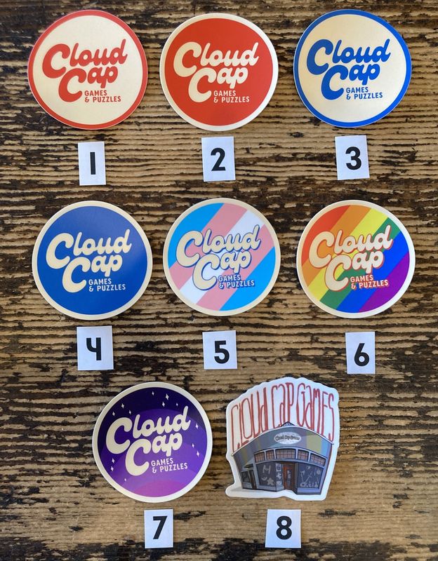 Cloud Cap Sticker