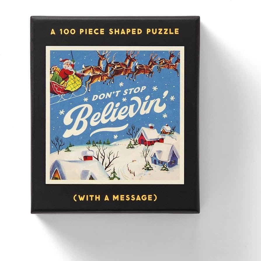 Don't Stop Believin' 100pc Mini Jigsaw Puzzle