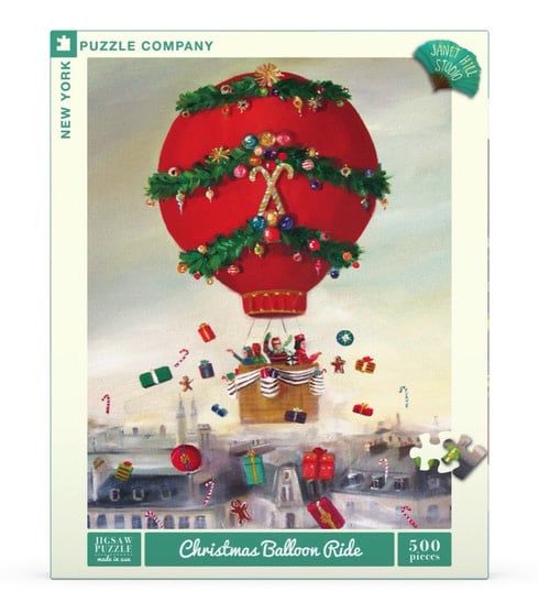 Christmas Balloon Ride 500pc New York Puzzle Company Jigsaw Puzzle