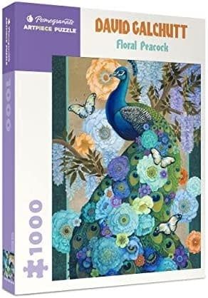 David Galchutt: Floral Peacock 1000-Piece Jigsaw Puzzle