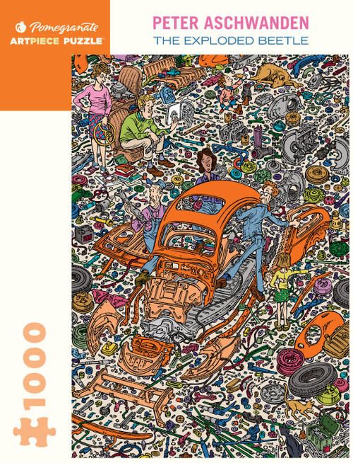 Peter Aschwanden: The Exploded Beetle 1000pc Pomegranate Jigsaw Puzzle