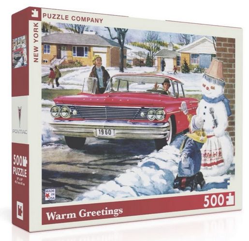 Warm Greetings 500pc New York Puzzle Company Jigsaw Puzzle