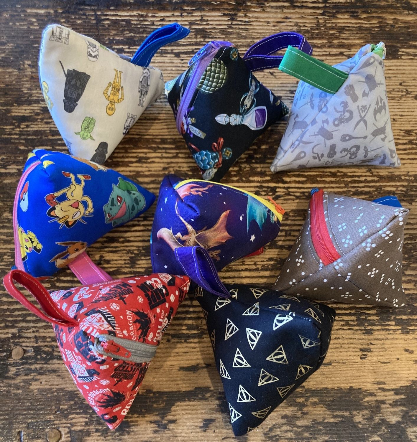 Pyramid Dice Bag Pouch